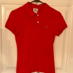 Lacoste Women’s Red Polo